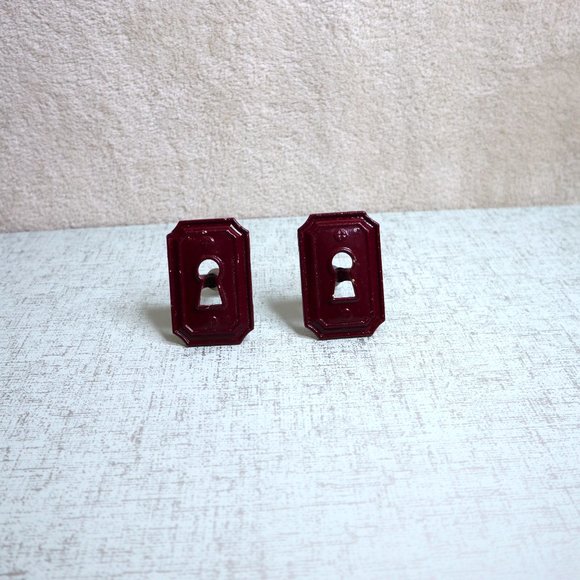 Hobby Lobby KEY Hole Shaped Metal Drawer Pull Cabinet Knob Keyhole Keys Draw - Picture 8 of 16